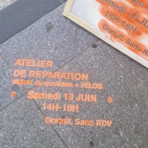 Atelier de réparation objets et vélos ce samedi! 14h-18h🧸🚴‍♀️